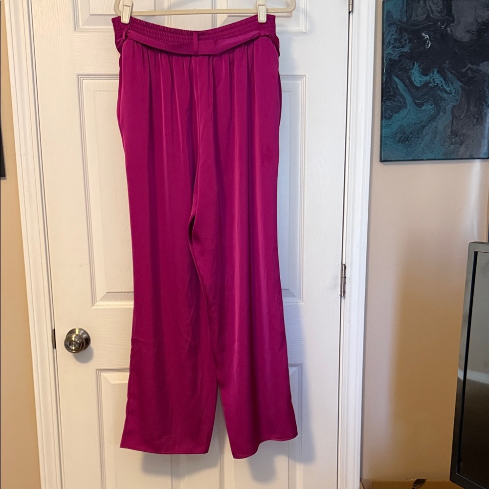 Maurices Magenta Wide Leg Pants - Picture 4 of 7